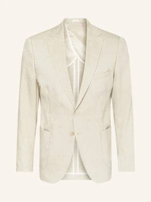 Paul Marynarka Garniturowa Extra Slim Fit Z Lnu beige