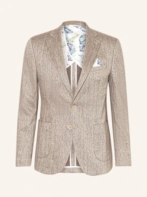 Paul Marynarka Garniturowa Slim Fit Z Dodatkiem Lnu braun