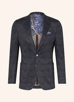 Paul Marynarka Garniturowa Slim Fit Z Dżerseju blau