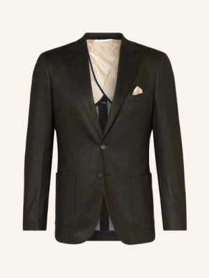 Paul Marynarka Garniturowa Slim Fit Z Dżerseju gruen