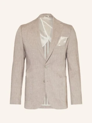 Paul Marynarka Slim Fit Z Lnu beige