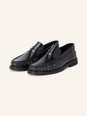 Paul Penny Loafers schwarz CZARNY