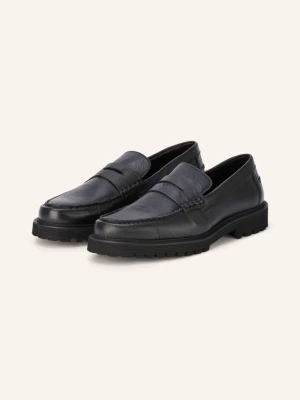 Paul Penny Loafers schwarz CZARNY