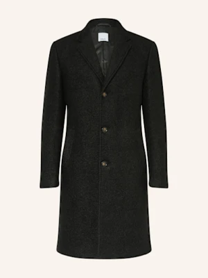 Paul Płaszcz Bouclé schwarz