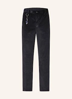 Paul & Shark Chinosy Ze Sztruksu Extra Slim Fit blau