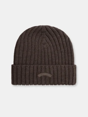 Paul&Shark czapka beanie męska wełniana brązowy