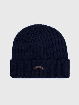Paul&Shark czapka beanie męska wełniana granatowy