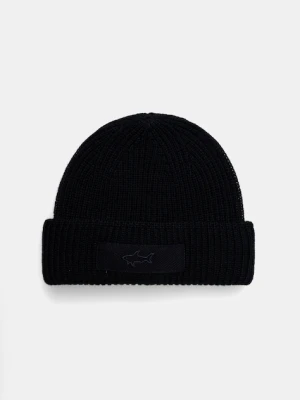 Paul&Shark czapka wełniana kolor granatowy 15317155