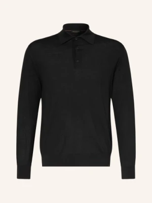 Paul & Shark Dzianinowa Koszulka Polo O Regularnym Kroju, Wykonana Z Wełny Merynosowej schwarz