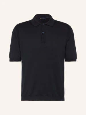 Paul & Shark Dzianinowa Koszulka Polo Z Jedwabiem blau