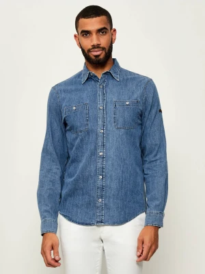 Paul&Shark Jeansowa koszula | Regular Fit niebieski