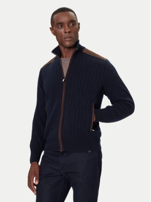 Paul&Shark Kardigan 15311210 Granatowy Regular Fit