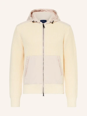 Paul & Shark Kardigan Z Mieszanki Materiałów weiss