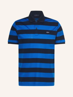 Paul & Shark Koszulka Polo Z Pikowanym Wzorem Regular Fit blau