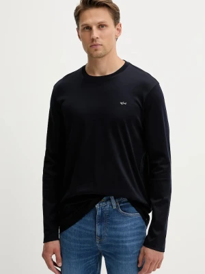 Paul&Shark longsleeve bawełniany Knitwear granatowy