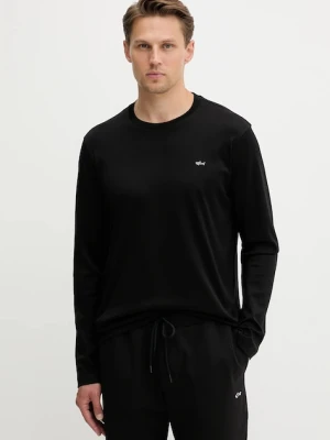 Paul&Shark longsleeve bawełniany Knitwear kolor czarny gładki 15311611
