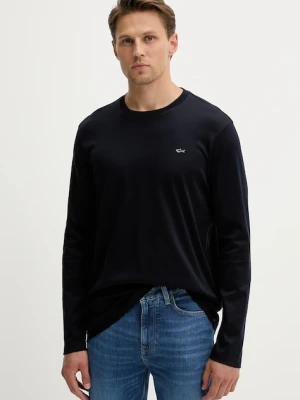 Paul&Shark longsleeve bawełniany Knitwear kolor granatowy gładki 15311611