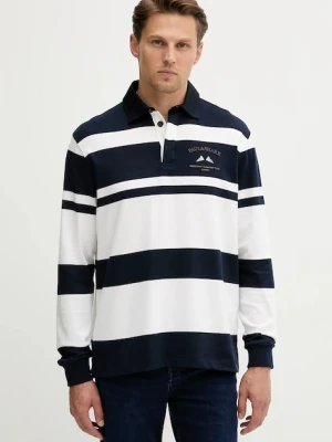Paul&Shark longsleeve bawełniany Knitwear kolor granatowy wzorzysty 15311712