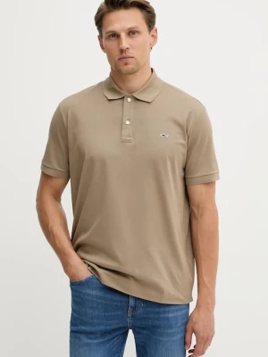 Paul&Shark polo bawełniane Knitwear męski kolor beżowy gładki 99311001