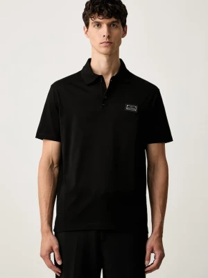 Paul&Shark polo męskie bawełniane czarny