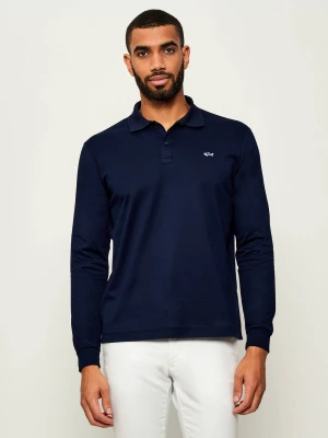 Paul&Shark Polo | Regular Fit | pique granatowy