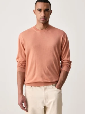Paul&Shark sweter męski wełniany pomarańczowy