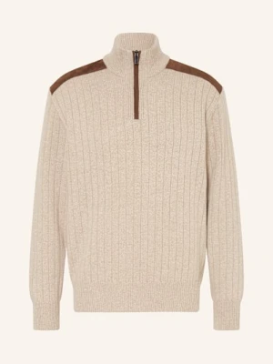 Paul & Shark Sweter Typu Troyer beige