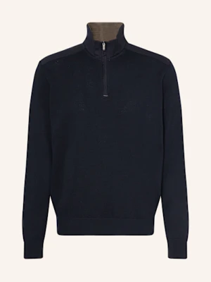 Paul & Shark Sweter Typu Troyer blau