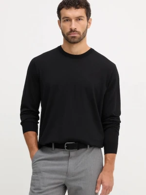 Paul&Shark sweter wełniany męski kolor czarny lekki 99311015