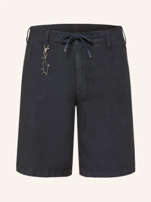 Paul & Shark Szorty Lniane blau
