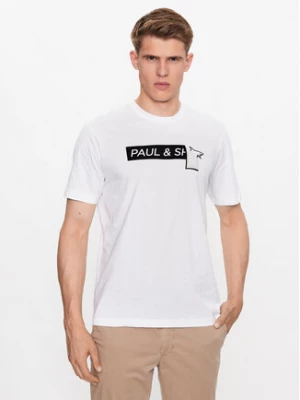 Paul&Shark T-Shirt 13311635 Biały Regular Fit