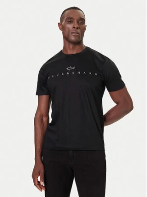 Paul&Shark T-Shirt 15311635 Czarny Regular Fit