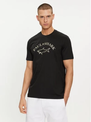 Paul&Shark T-Shirt 24411032 Czarny Regular Fit