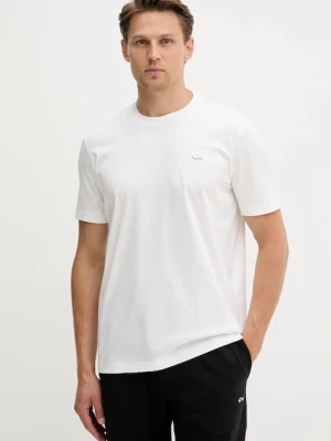 Paul&Shark t-shirt bawełniany Knitwear męski kolor beżowy gładki 15311610