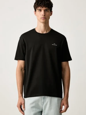 Paul&Shark T-shirt męski bawełniany czarny