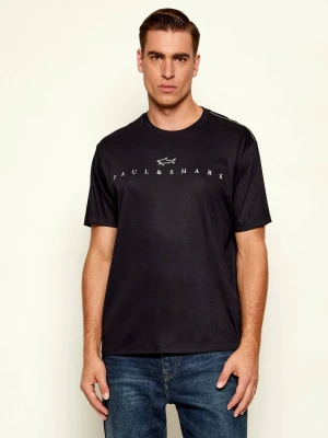 Paul&Shark T-shirt | Regular Fit granatowy