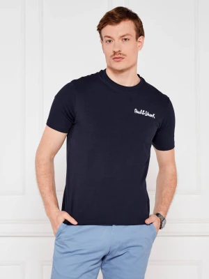 Paul&Shark T-shirt | Regular Fit granatowy