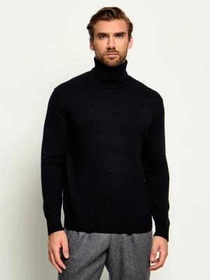 Paul&Shark Wełniany golf | Regular Fit czarny