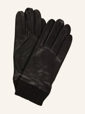 Paul Skórzane Rękawiczki schwarz