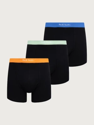 Paul Smith bokserki męskie z bawełną 3-pack czarny