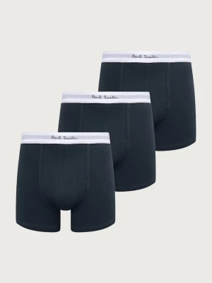 Paul Smith bokserki męskie z bawełną 3-pack granatowy