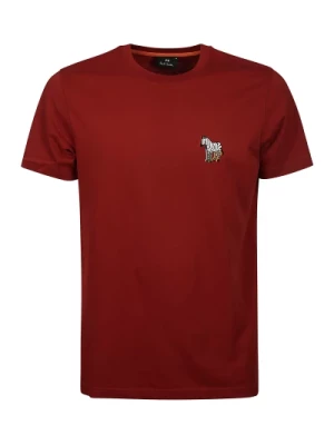 Paul Smith, BW Zebra Slim Fit T-shirt Red, male,