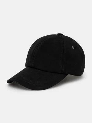 Paul Smith czapka z daszkiem kolor czarny gładka M1A-987DT-N443