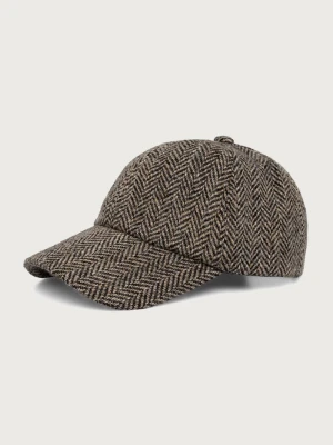 Paul Smith czapka z daszkiem męska wełniana beżowy