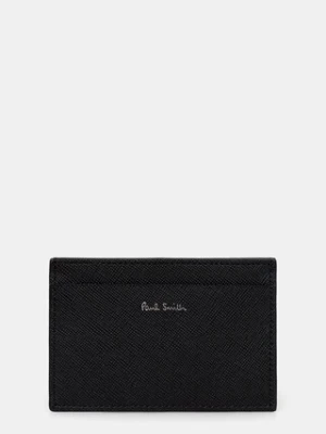 Paul Smith etui na karty skórzane 0 kolor czarny M1A-4768-TGLECO