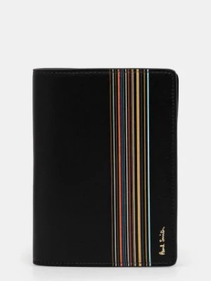 Paul Smith etui na paszport skórzane kolor czarny M1A-5022-LFISIG