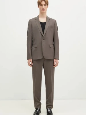 Paul Smith garnitur wełniany kolor brązowy gładka M1R-1457-M00001