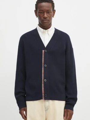Paul Smith kardigan wełniany 0 męski kolor granatowy M1R-531Z-T02763