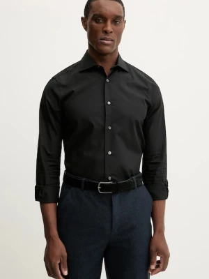 Paul Smith koszula bawełniana męska kolor czarny slim z kołnierzykiem klasycznym M1R-790Y-M00050