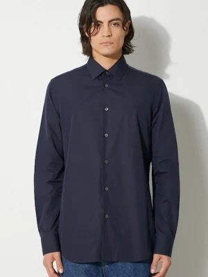 Paul Smith koszula bawełniana męska kolor granatowy regular z kołnierzykiem klasycznym M1R-800P2-L00050